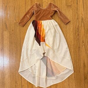 Pleiades Velvet Tan Dress size 3T play for a few marks